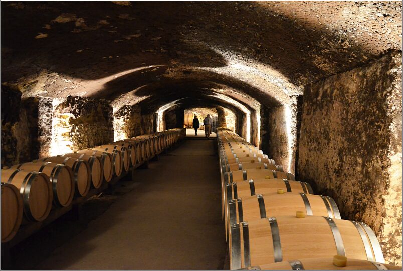 Chateau La Nerthe cellar 2